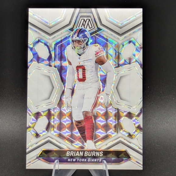 2024 Panini White Mosaic Prizm Brian Burns #d 13/25 New York Giants #167 /25 SP - Picture 1 of 7